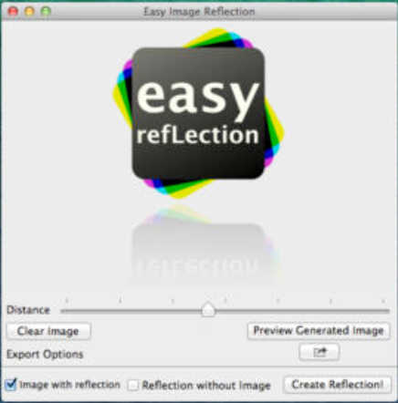 Easy Image Reflection 1.2 : Main Window