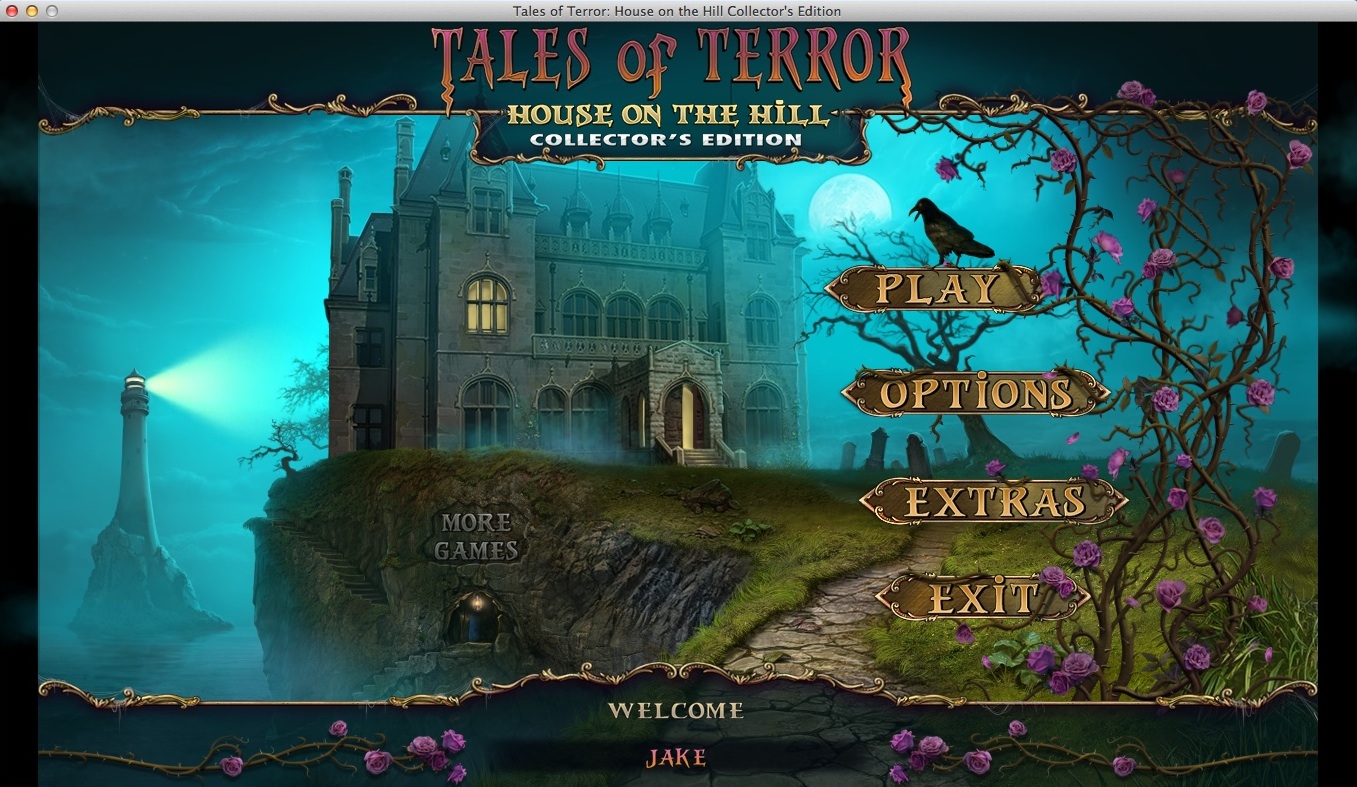 Tales of Terror: House on the Hill Collector's Edition 2.0 : Main Menu
