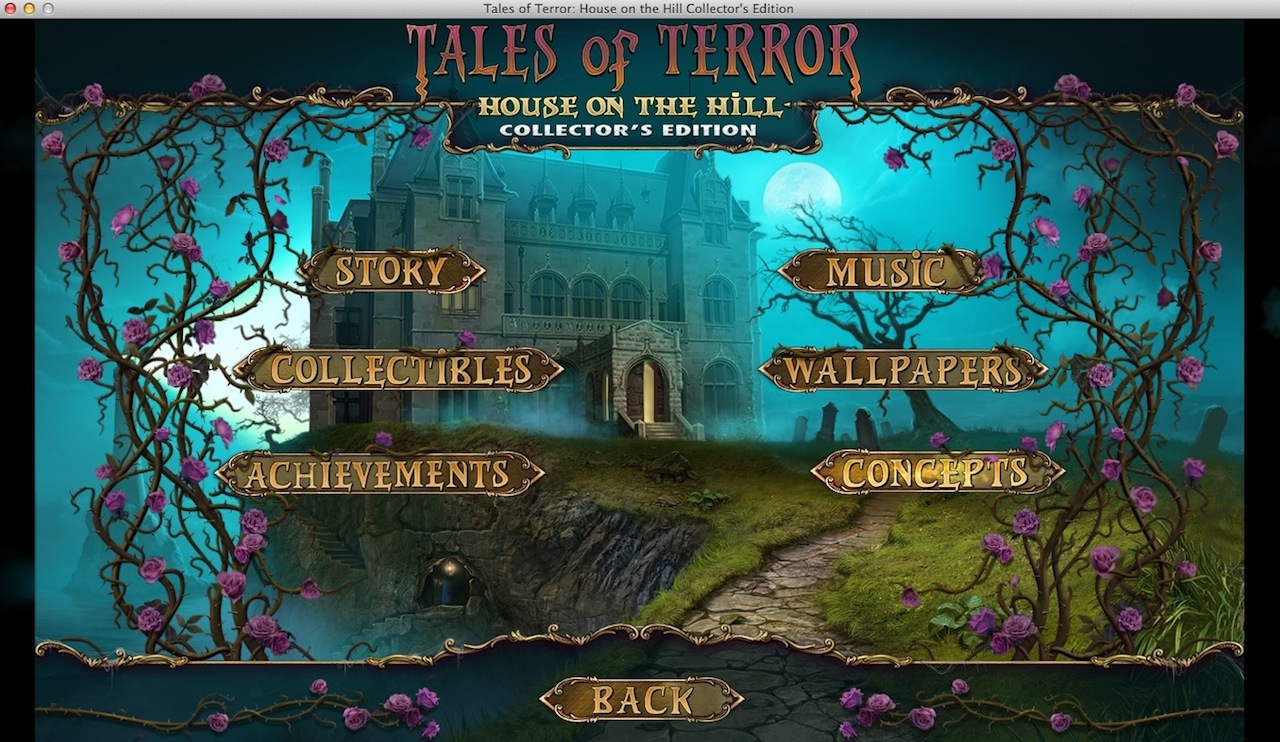 Tales of Terror: House on the Hill Collector's Edition 2.0 : Extras Window