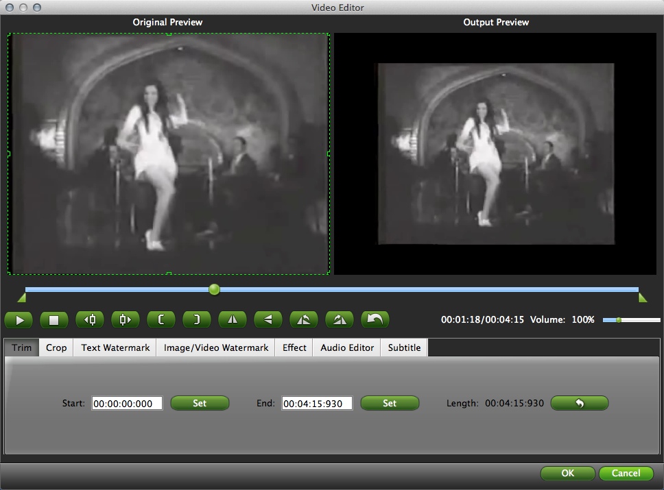 Brorsoft Video Converter 4.8 : Editing Input Video