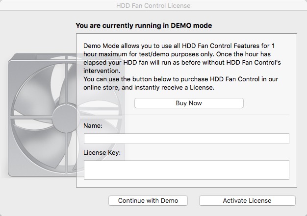 HDD Fan Control 2.5 : Trial Limits