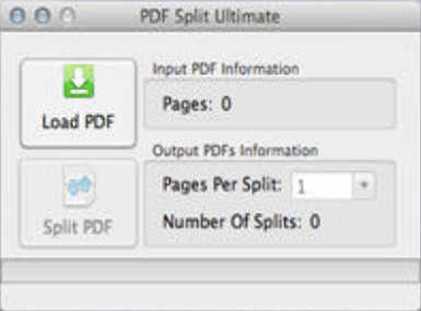 PDF Split Ultimate 1.3 : Main Window
