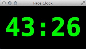 Pace Clock 1.7 : Counting Time
