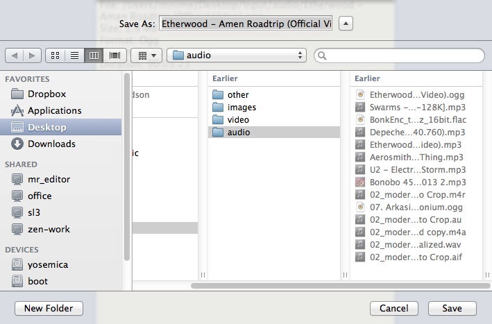 Media-Info 1.2 : Exporting File Information