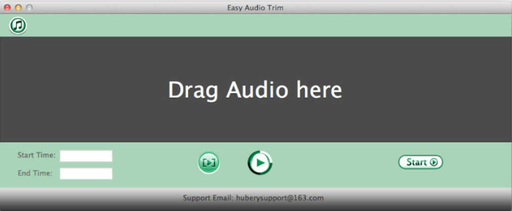 Easy Audio Trim 1.3 : Main Window