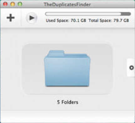 TheDuplicatesFinder 3.0 : Main Window