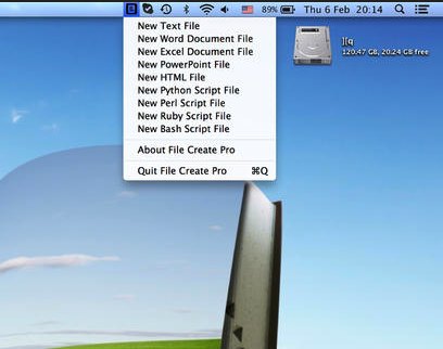 File Create Pro 1.0 : Main window