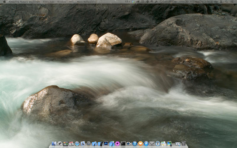 Amazing Nature Desktops 1.0 : Main window