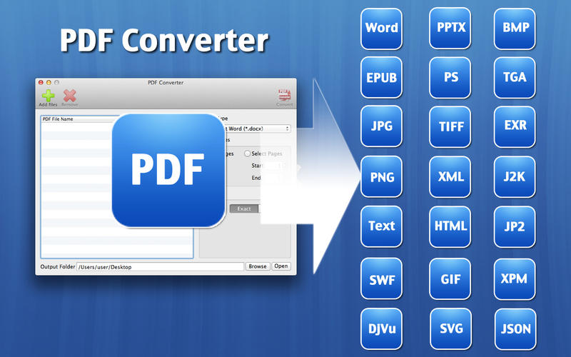 PDF Converter - 21 in 1 PDF Converter 2.1 : Main Window