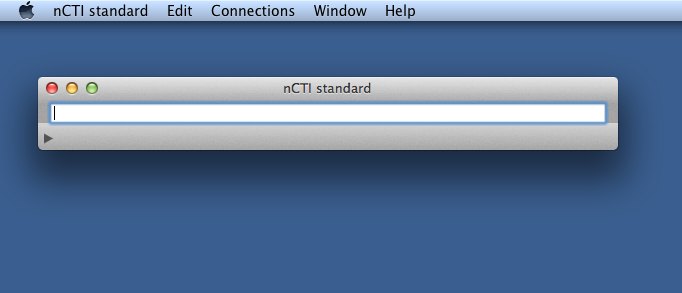 nCTI standard 4.0 : Main window