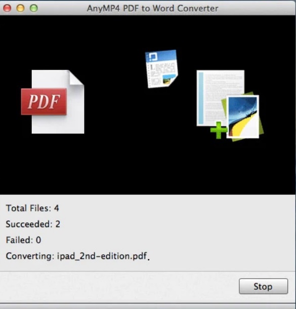 AnyMP4 PDF to Word Converter 3.1 : Processing