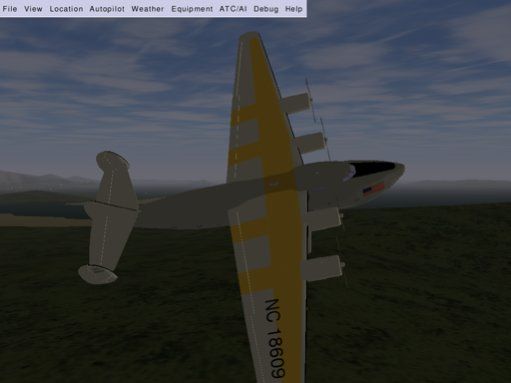 FlightGear 1.9 : Boeing 314 Seaplane