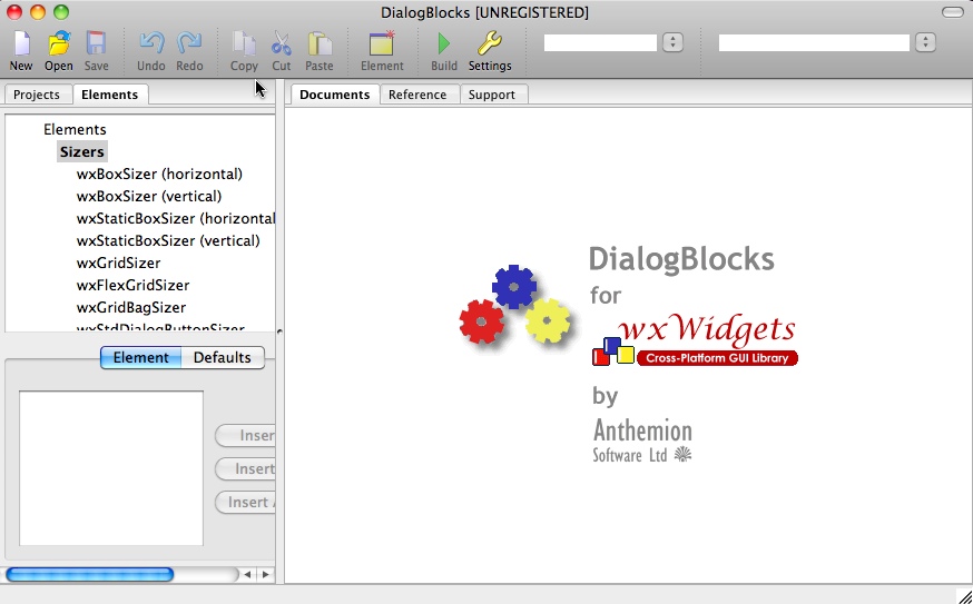 DialogBlocks 4.3 : Main window