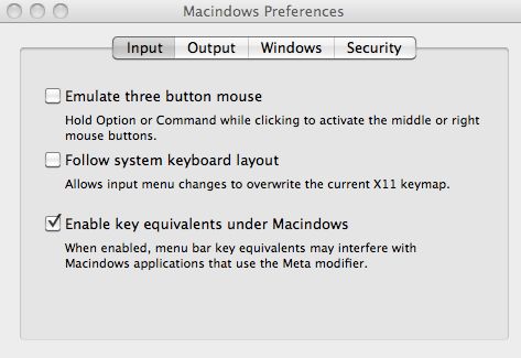 Macindows 0.8 : Preferences