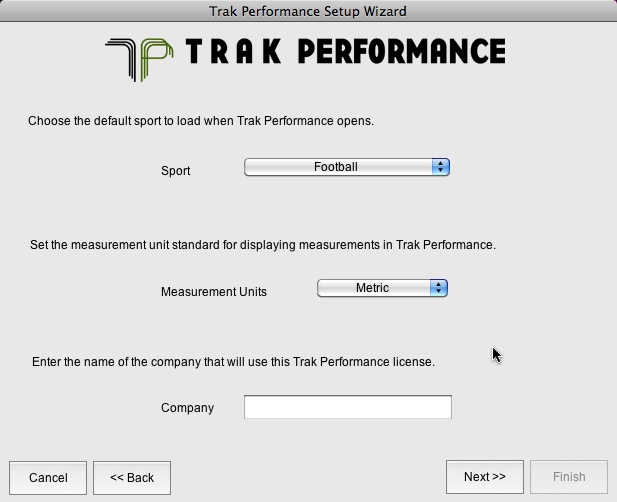 Trak Performance 3.3 : Main windows