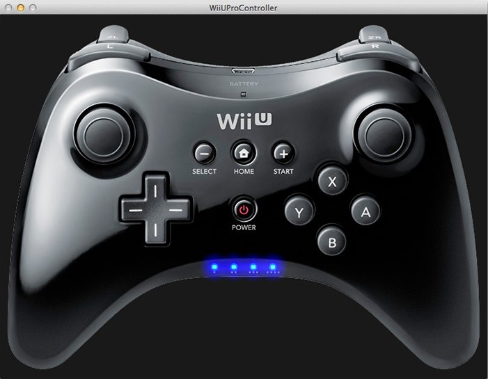 Wii U Pro Controller 1.0 : Main Window