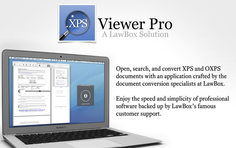 XPS Viewer Pro 1.1 : Main Window