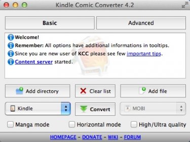 Kindle Comic Converter 6.2.0 full