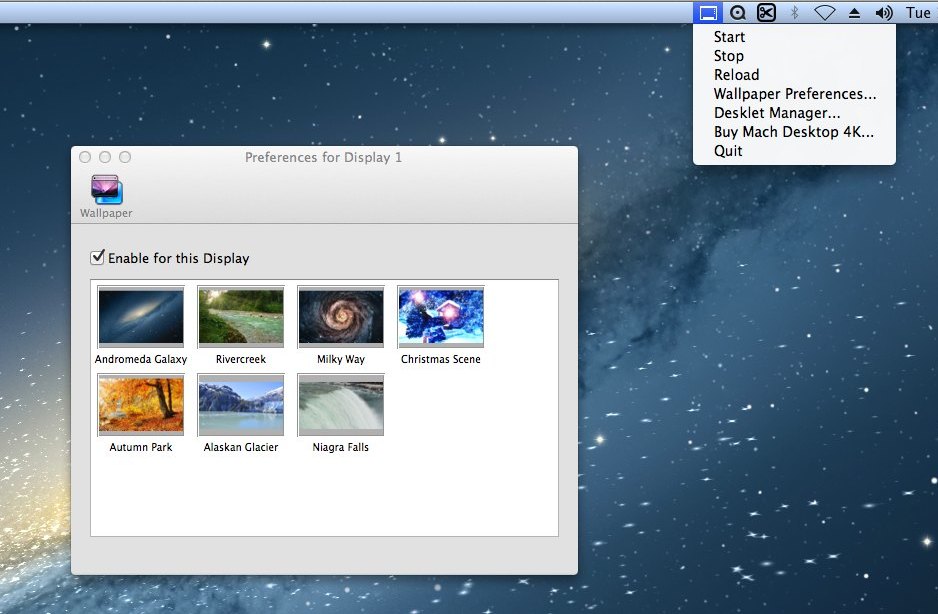 Mach Desktop 4K Free 2.6 : Main window