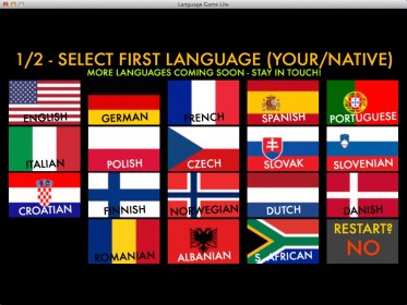 Selecting Native Language