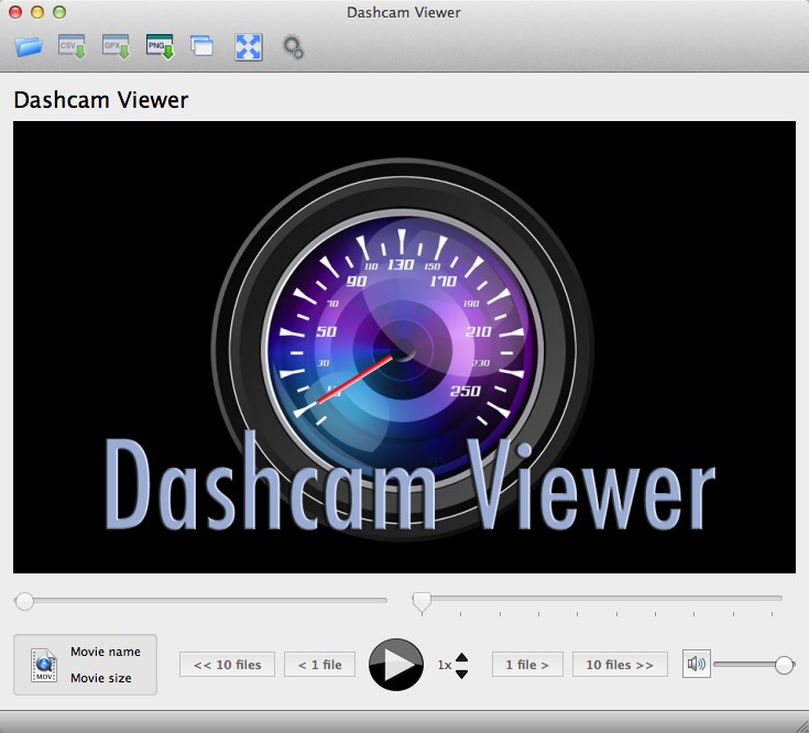 Dashcam Viewer 1.4 : Main Window