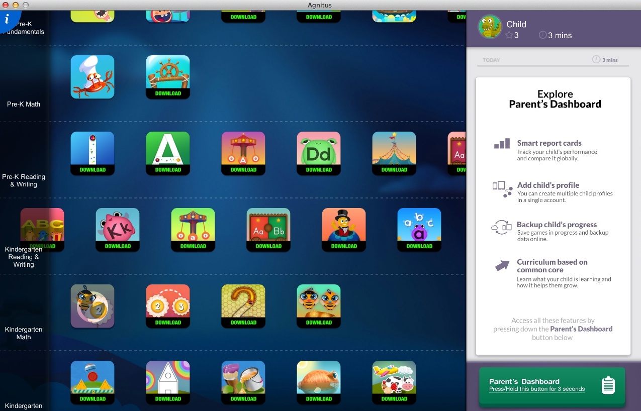 Agnitus Kids Learning Program 1.1 : Downloading Game