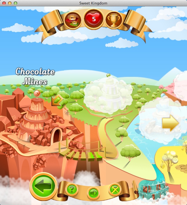 Sweet Kingdom : Level Map