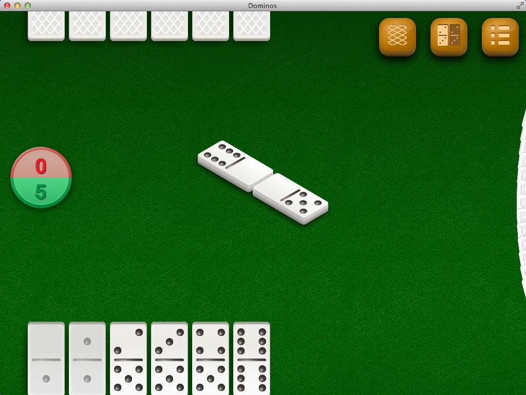 Dominos 1.5 : Gameplay Window
