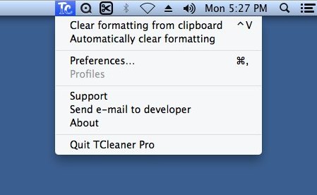 TCleaner Pro 2.2 : Main window