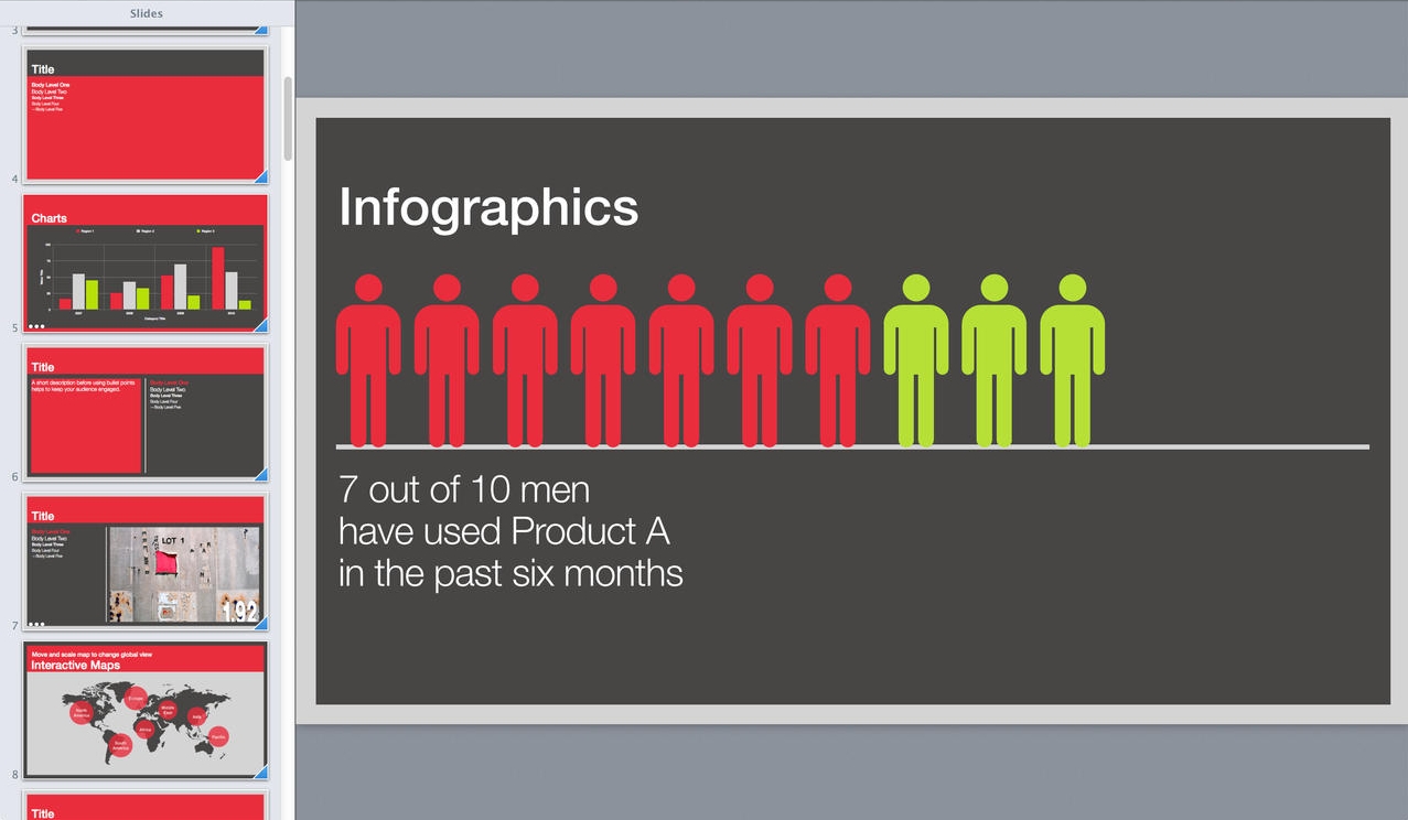 Templates Center for iWork: Pages Numbers Keynote 1.0 : Infographics