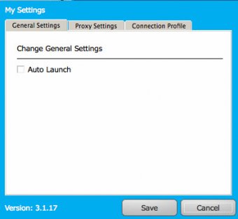 Settings Window