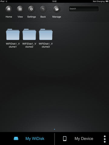 WiFiStor for Mac 1.3 : Main Window