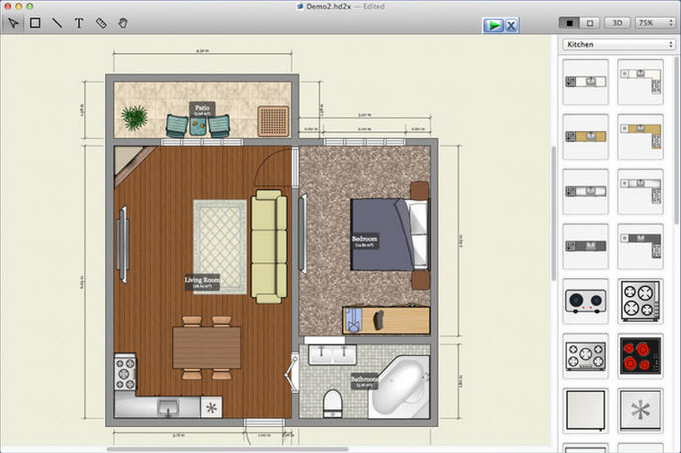House Design Pro 2.1 : Main Window