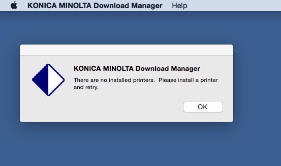 Download Manager by Konica Minolta, Inc. 5.2 : Main window