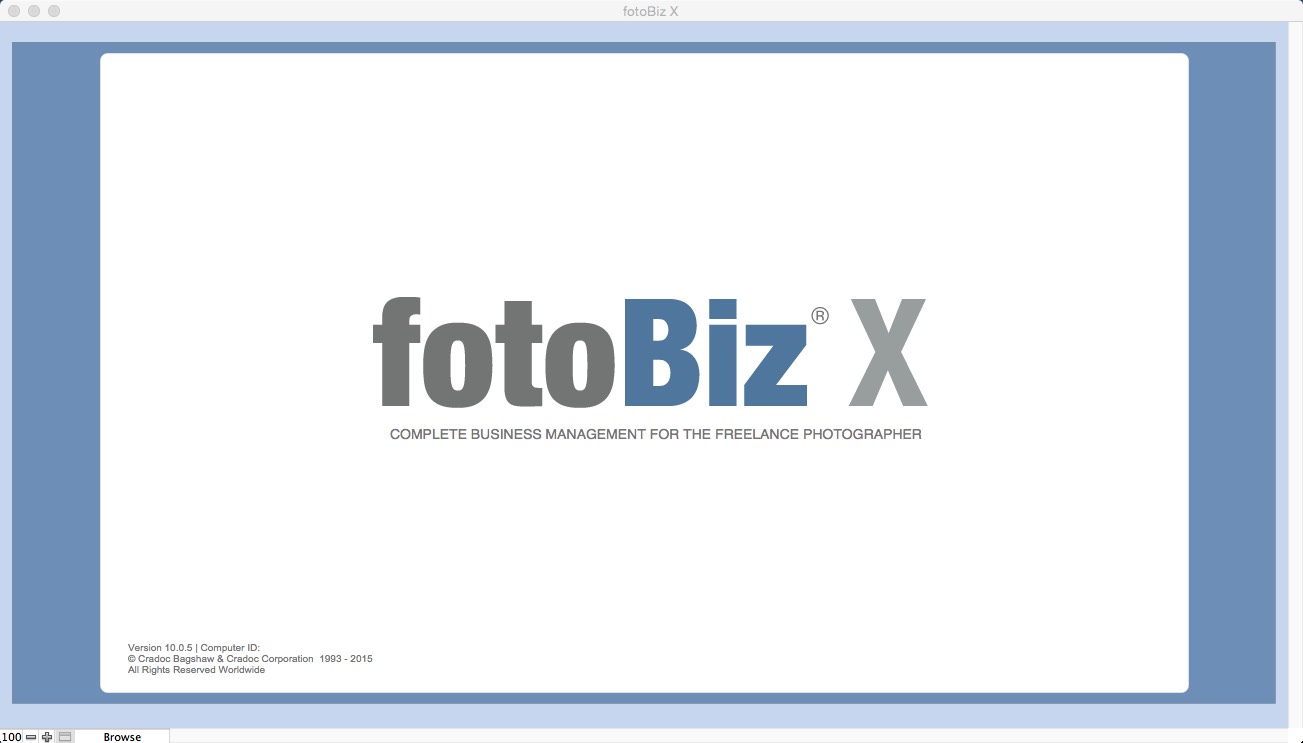 fotoBiz 10.0 : Main window