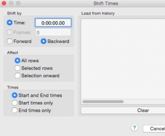 Configuring Shift Times Settings