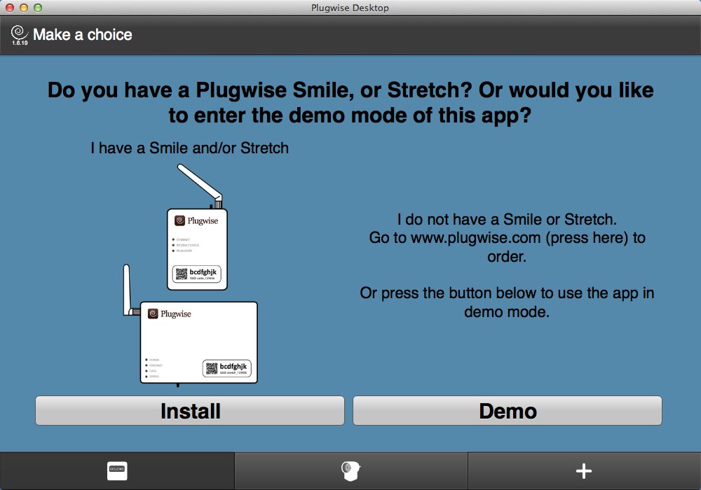 Plugwise Desktop 1.6 : Main window