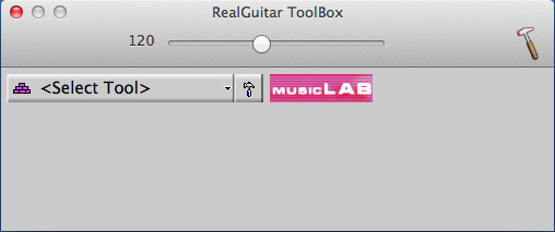 RealGuitar ToolBox 1.1 : Main Window