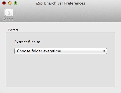 iZip Unarchiver 3.0 : Program Preferences