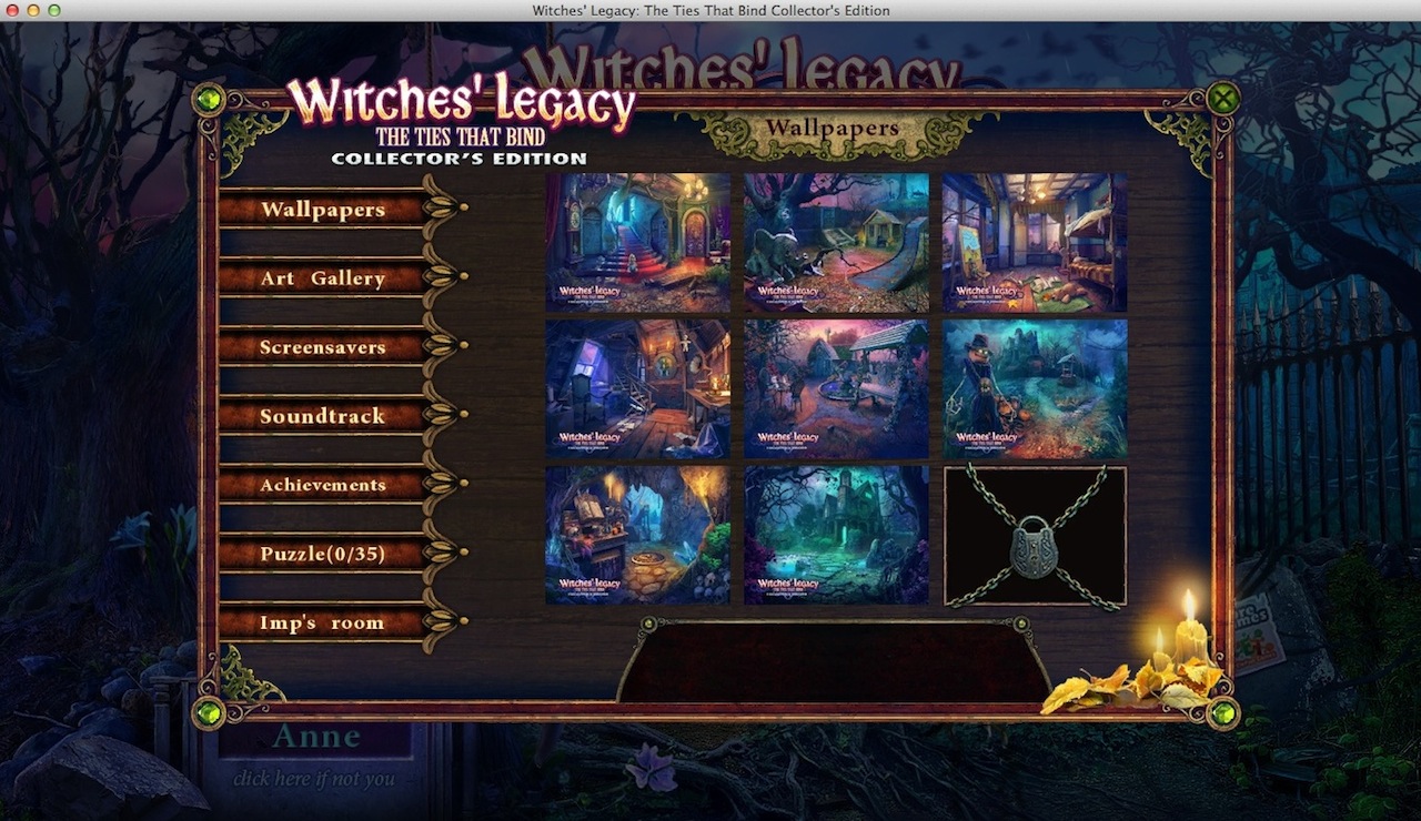 Witches' Legacy: The Ties That Bind Collector's Edition 2.0 : Game Extras
