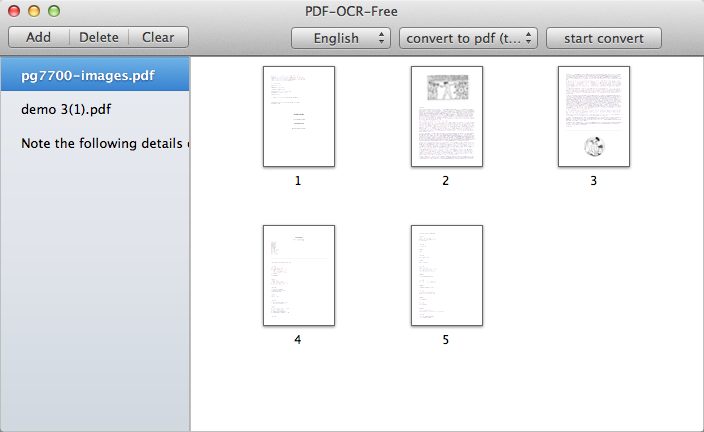 PDF-OCR-Free 1.2 : Add PDF Files