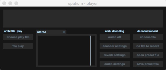 spatium.player 6.1 : Main window