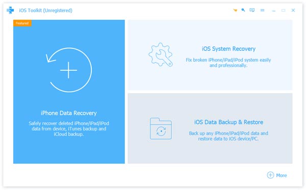 Apeaksoft iPhone Data Recovery for Mac 1.1 : FoneLab interface