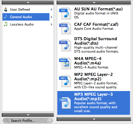 Faasoft Audio Converter 5.2 : Conversion Options