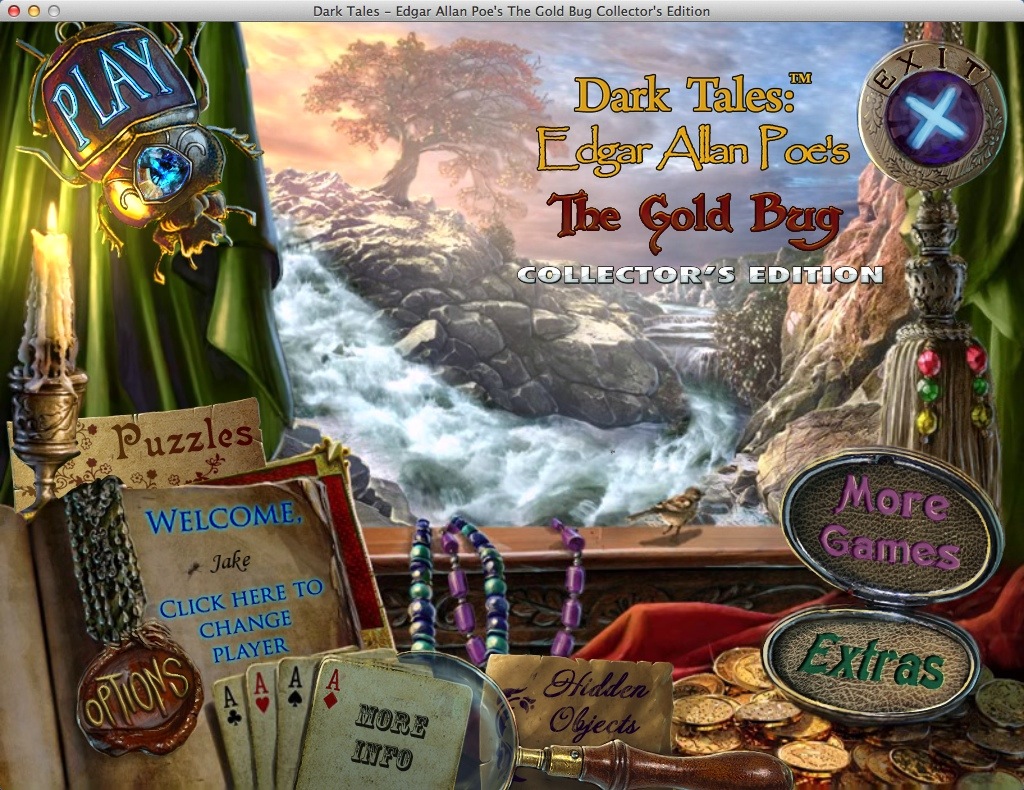 Dark Tales: Edgar Allan Poe's The Gold Bug Collector's Edition : Main Menu