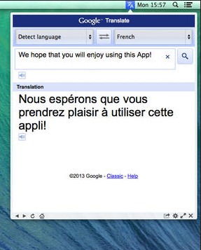 Quick Translate Pro 2.0 : Main window