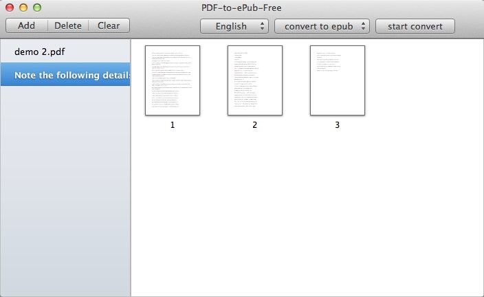 PDF-to-ePub-Free 1.1 : Add PDF Files 
