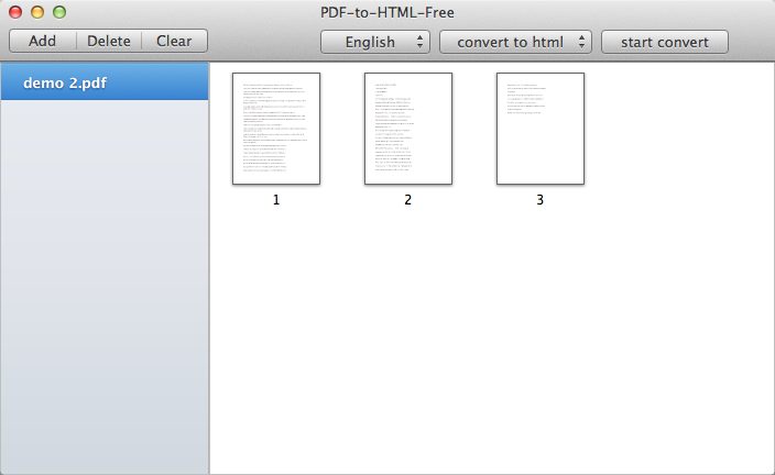 PDF-to-HTML-Free 1.1 : Document Preview
