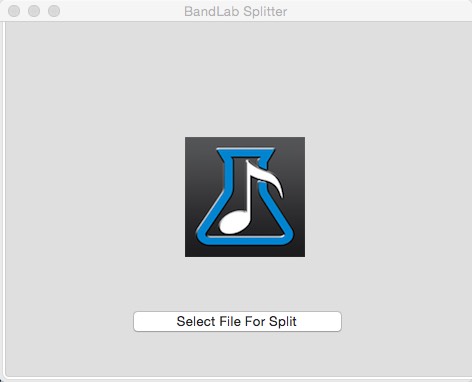 BandLab Splitter 2.0 : Main window