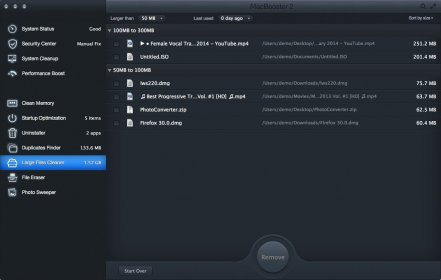 Large File Cleaner